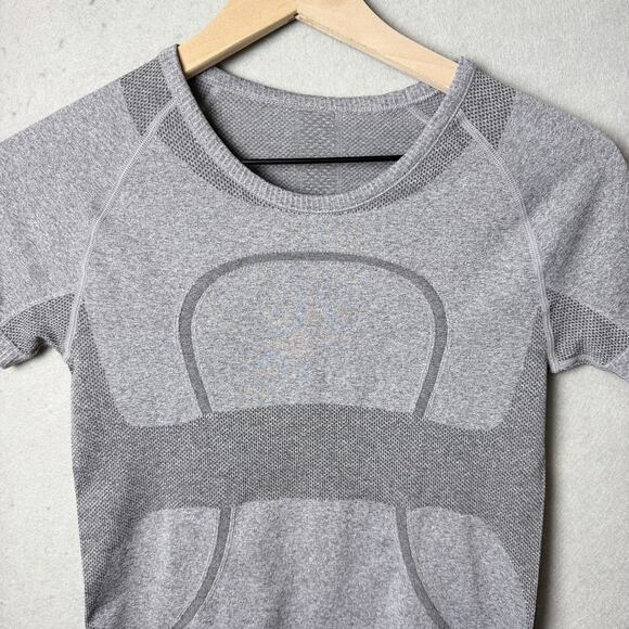 Lululemon Swiftly Tech Short Sleeve 2.0 *Race Length Heathered Gray - Picture 4 of 8